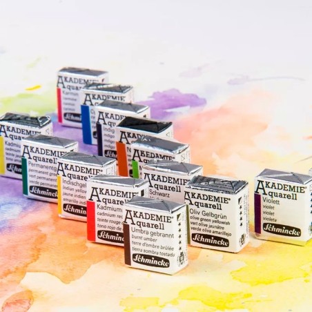 Aquarelle Fine AKADEMIE Demi-Godet | Schmincke | Couleur Aquarelle