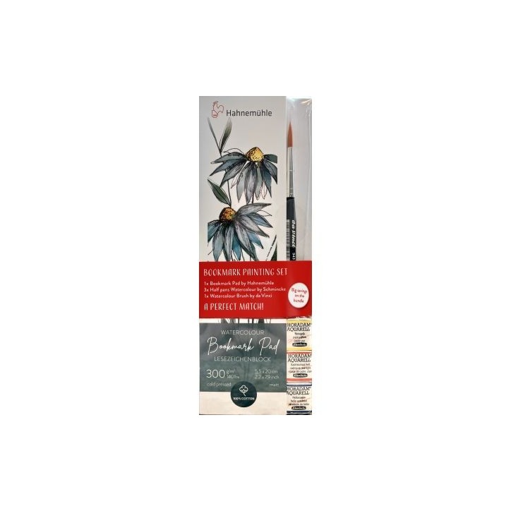 Schmincke - Set Créatif Aquarelle : 15 Marque-Pages Hahnemühle et Couleurs Schmincke Schmincke - Set Créatif Aquarelle : 15 Marque-Pages Hahnemühle et Couleurs Schmincke