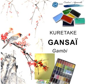 Aquarelles Traditionnelles Japonaises Gansai Tambi - Kuretake