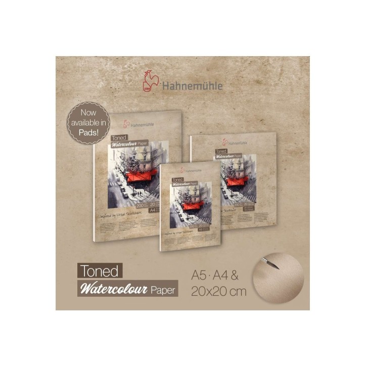 Hahnemühle - Boc Aquarelle Toned Watercolour Paper Beige - 200g/m2