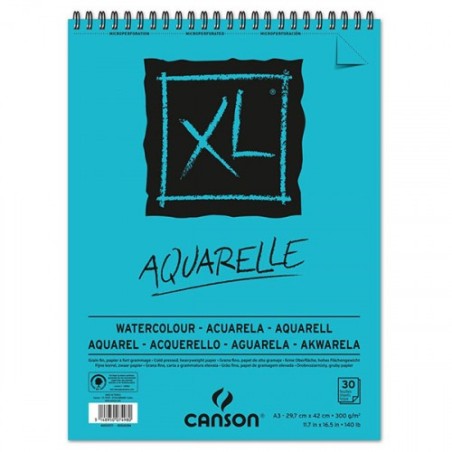 Canson - Bloc Aquarelle Canson XL - 300g/m², Grain Fin